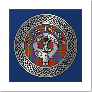 Clan Fraser Crest & Tartan Knot Posters and Art